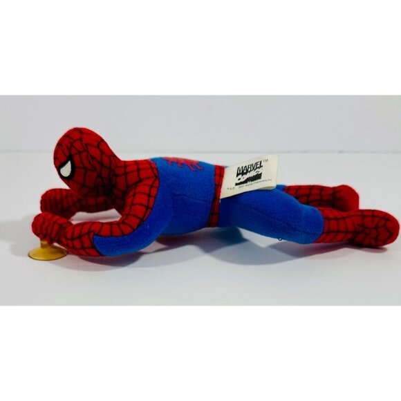 Marvel Spider-Man Superhero Plush With Suction Cups 1999  Kelly Toy 9” - Picture 6 of 10